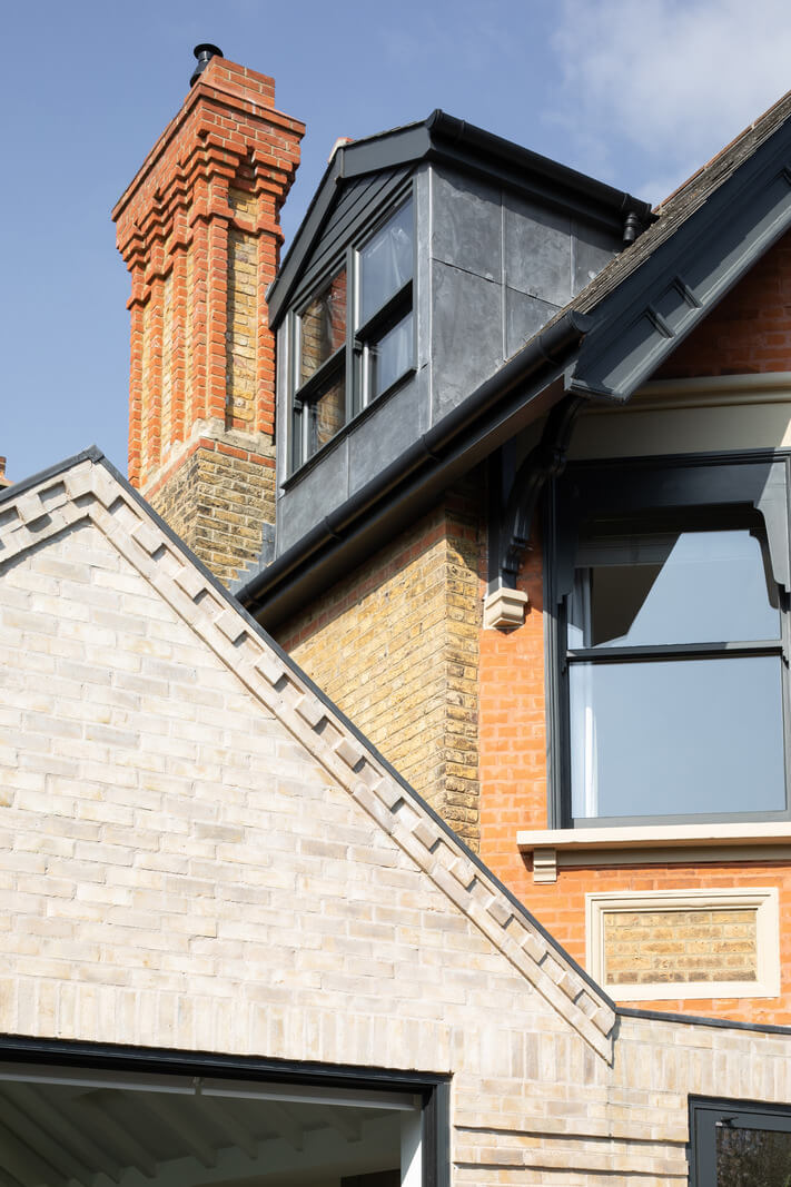A Colorful London Family Home Renovated by Fraher & Finlay 37 architectural detail