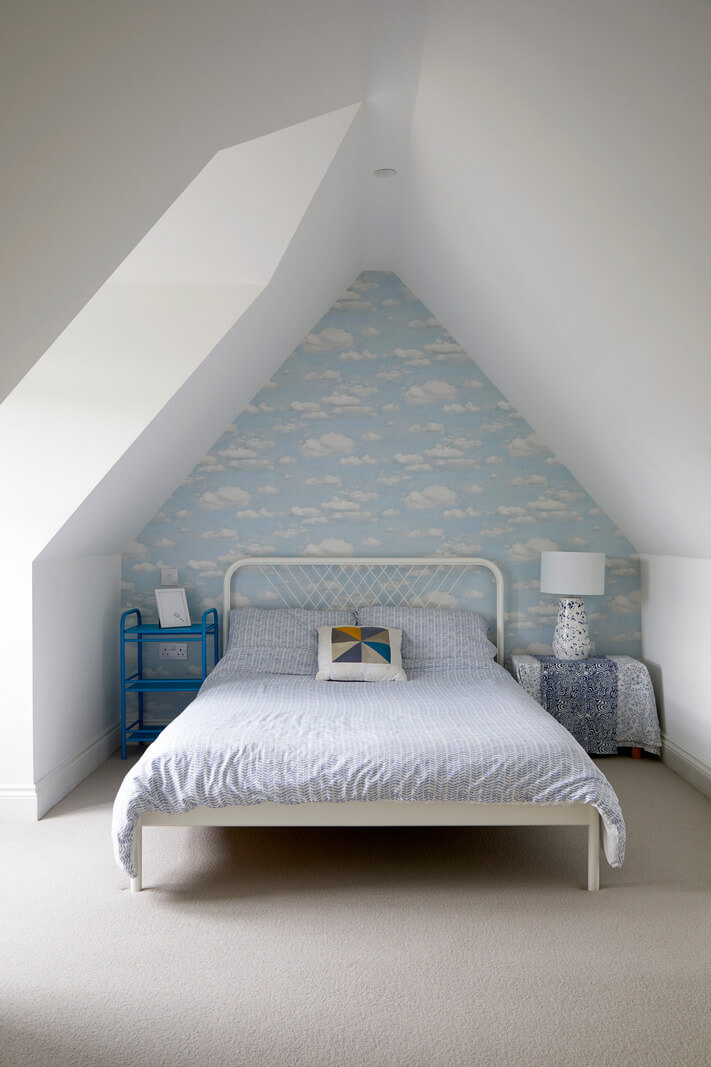 A Colorful London Family Home Renovated by Fraher & Finlay 30 bedroom pitched ceiling
