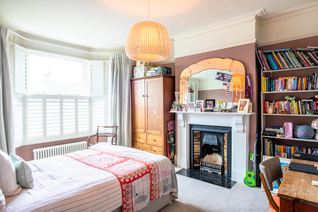 A Victorian House where the Kitchen is the Heart of the Home 12 bedroom with fireplace