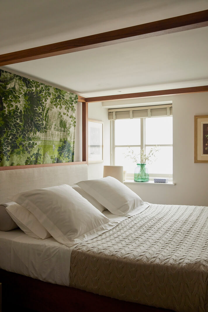 Modern Interiors in an Architectural 19th Century Building 12 canopy bed