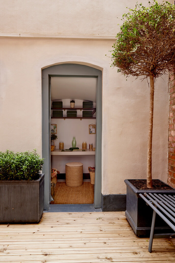 Modern Interiors in an Architectural 19th Century Building 22 courtyard entrance