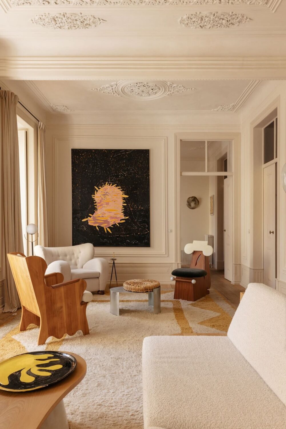 The Gallery Home: A Custom-Built Design Apartment in Portugal 3 design living room with light color scheme