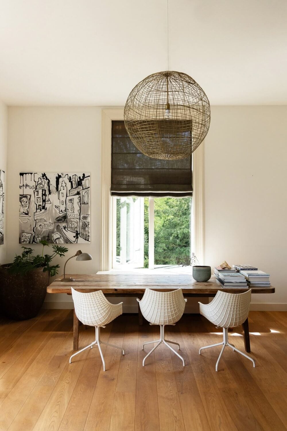A Warm Atmosphere in a Historic Dutch Villa 26 dining table