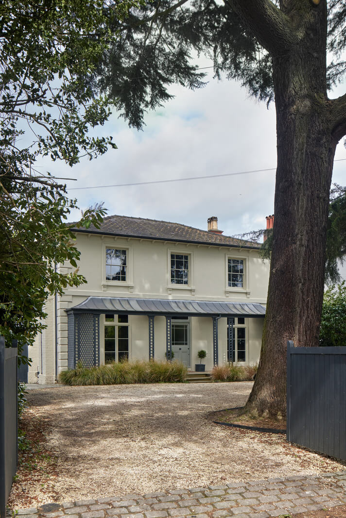Historic Features and Modern Design in an English Regency Villa 21 driveway english villa