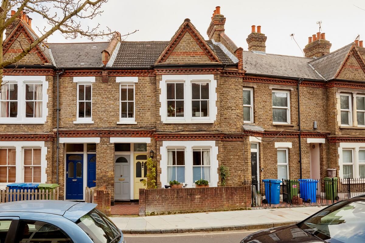 A London Maisonette with A Light Blue deVOL Kitchen 19 exterior edwardian house london A London Maisonette with A Light Blue deVOL Kitchen