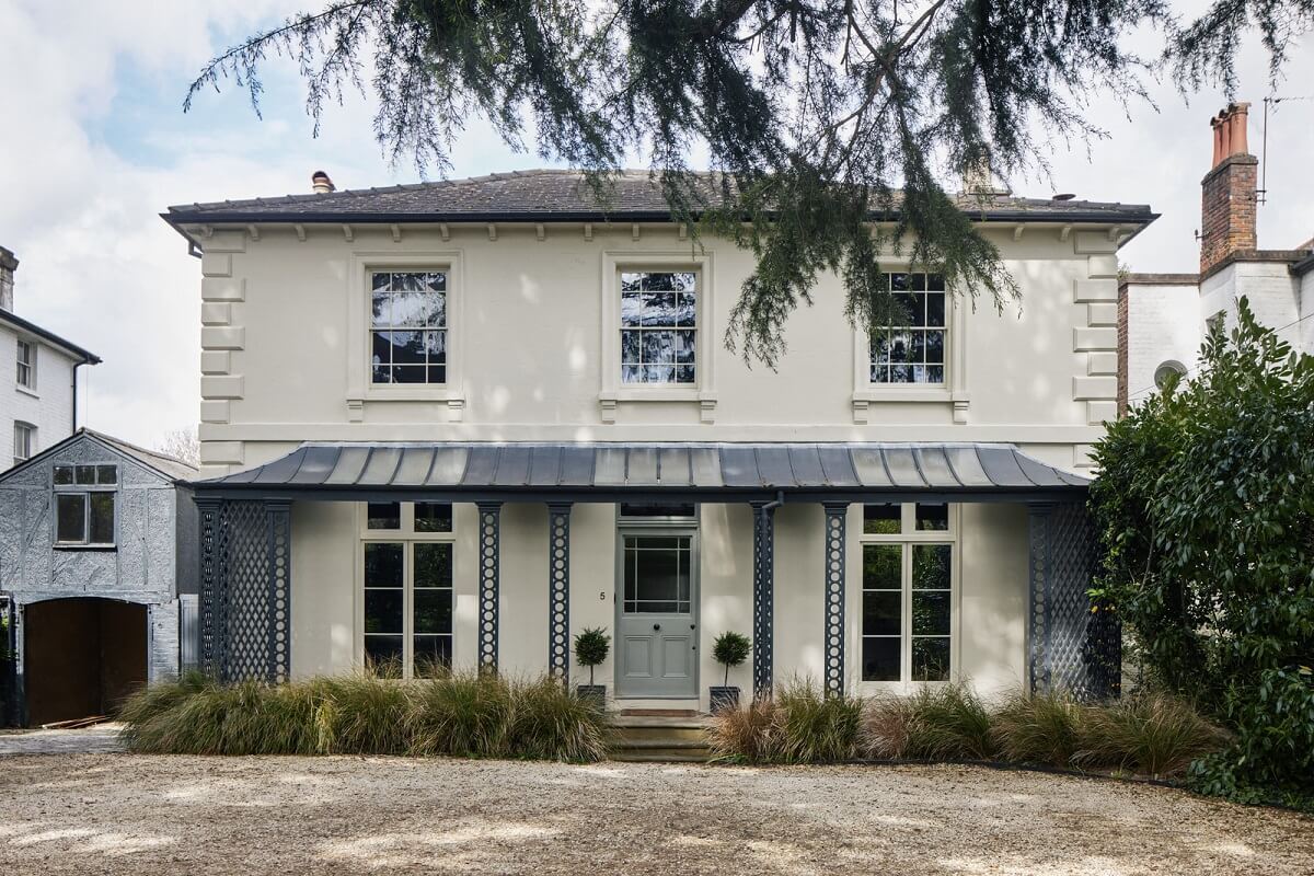 Historic Features and Modern Design in an English Regency Villa 27 exterior english villa