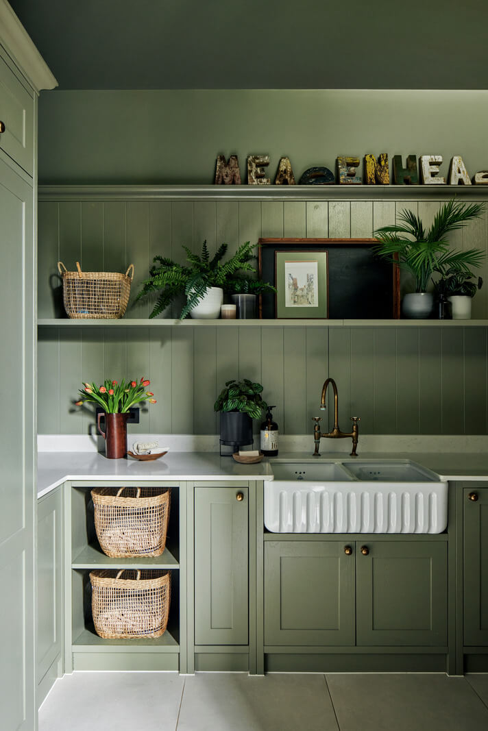 Best of 2024: Kitchens 38 green utility room