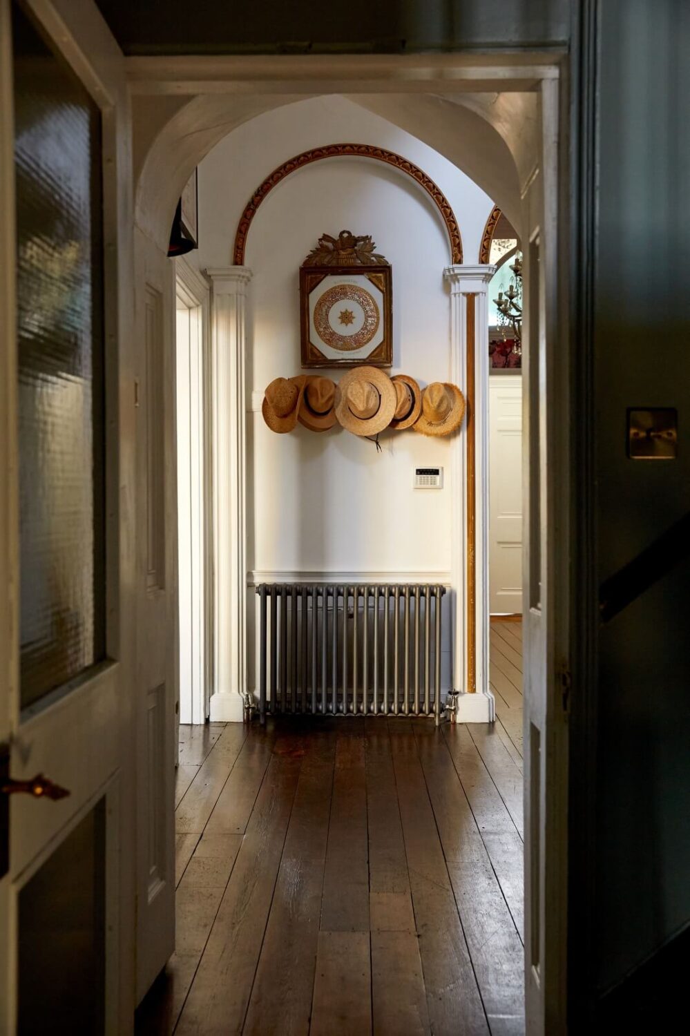 A Georgian House in England with a Ballroom 23 hallway-with-wooden-floor.jpg