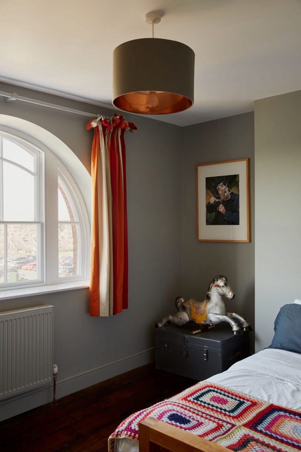A Georgian House in England with a Ballroom 20 light gray bedroom