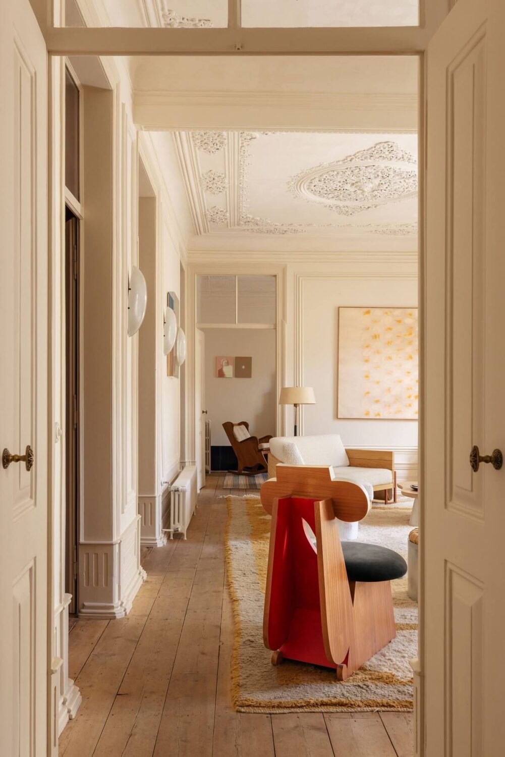 The Gallery Home: A Custom-Built Design Apartment in Portugal 5 living room view