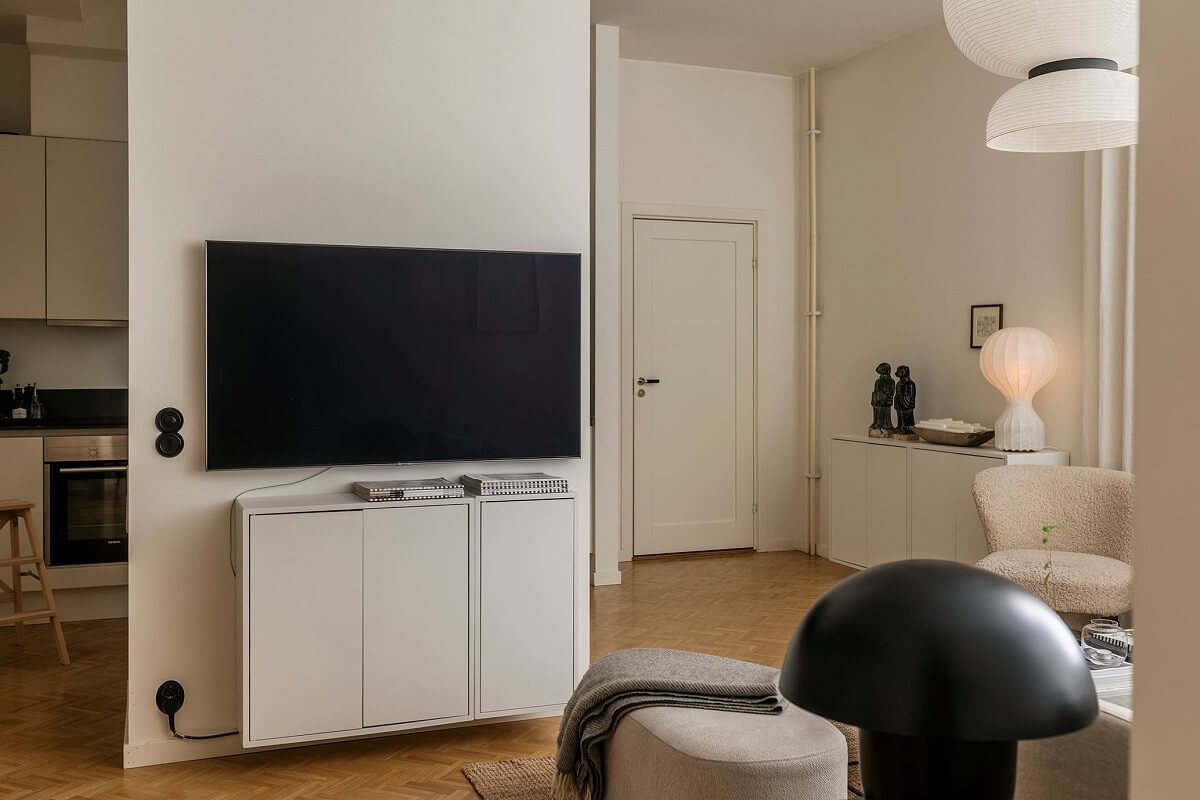 A Serene Modern Home in a Former Factory Building 5 open plan sitting room