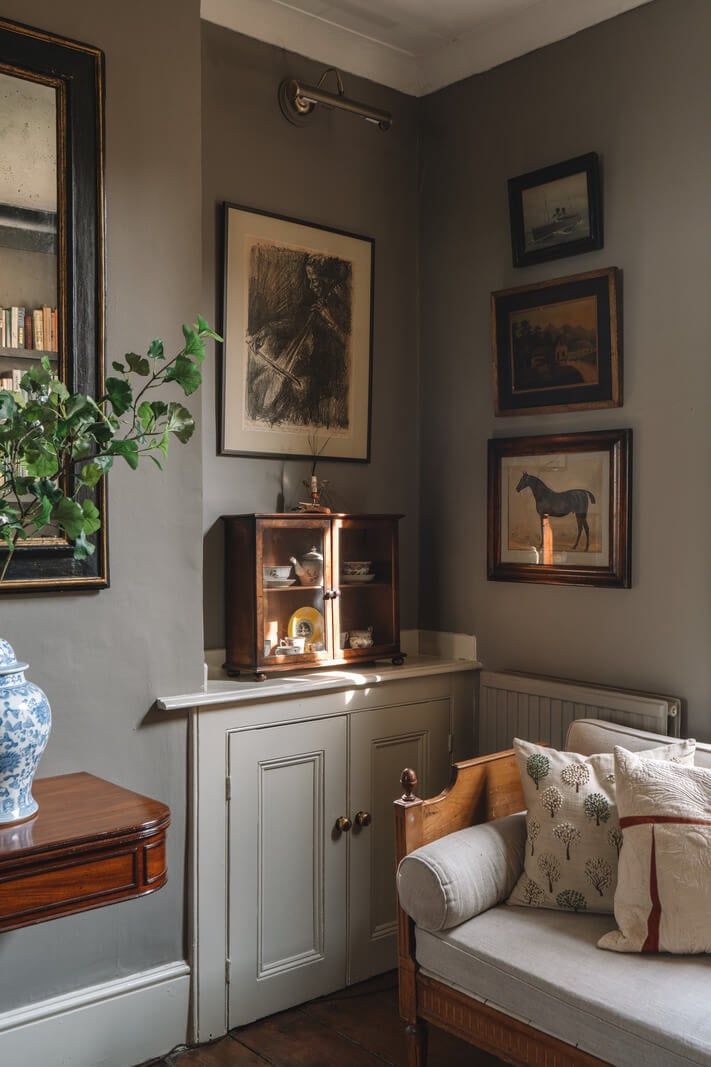 A Warm Muted Color Palette in a Victorian House 7 serene sitting room