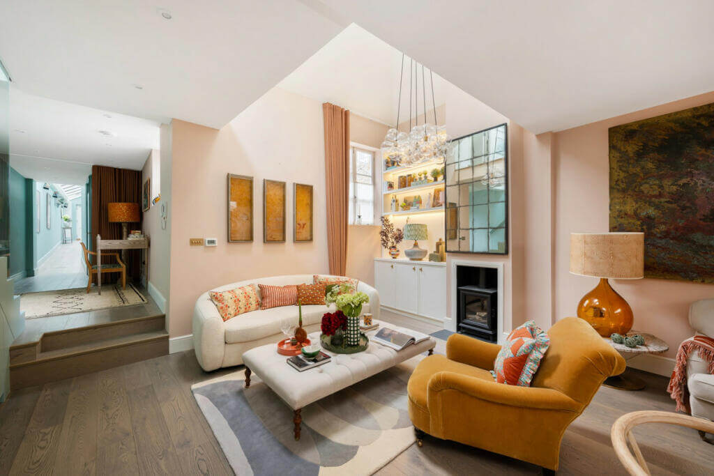 A Light London Maisonette in a Former Artist's Studio 1 sitting room with open hallway