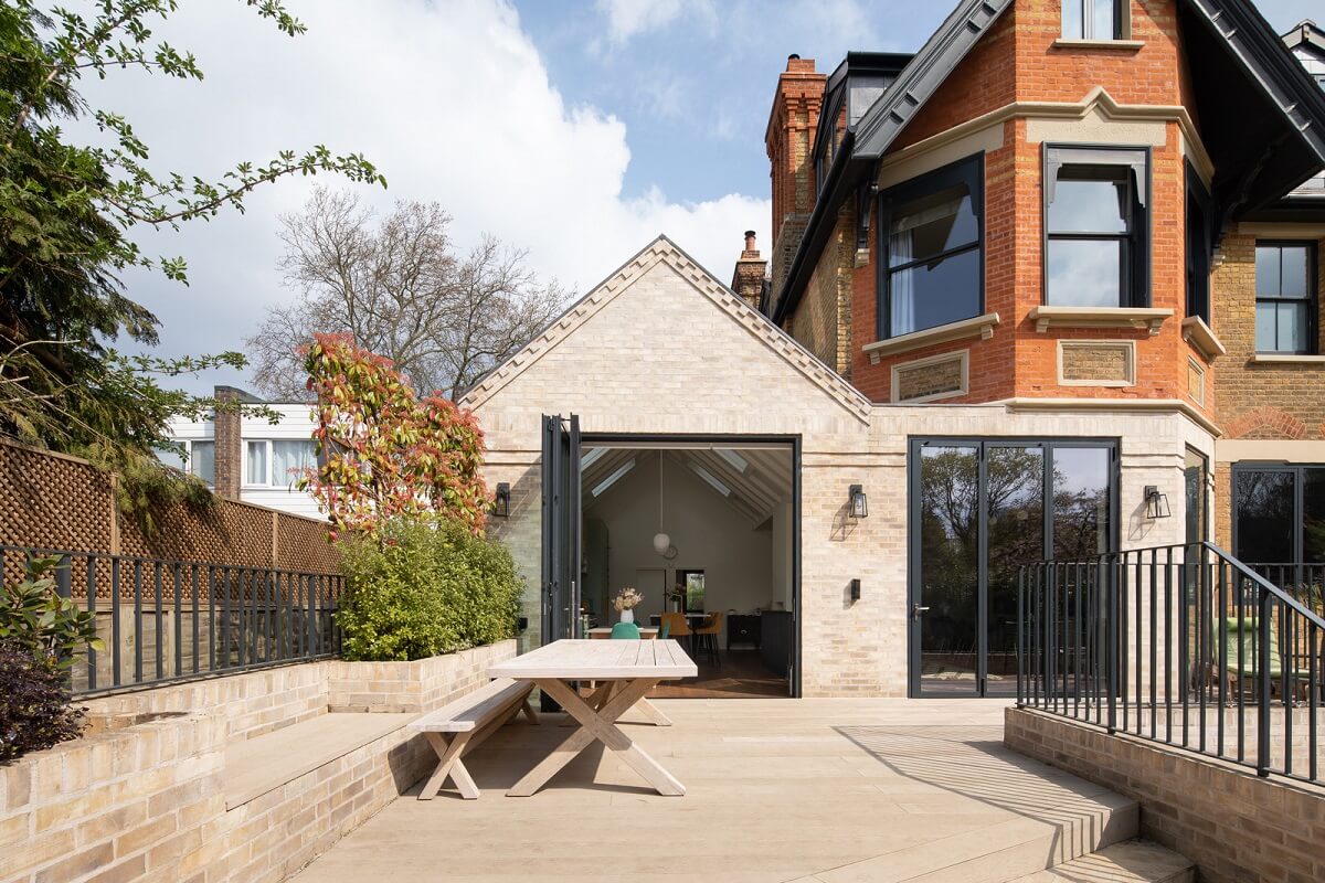A Colorful London Family Home Renovated by Fraher & Finlay 34 terrace