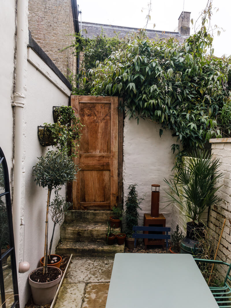 A Charming English Cottage Filled with Historic Character 9 tiny patio garden