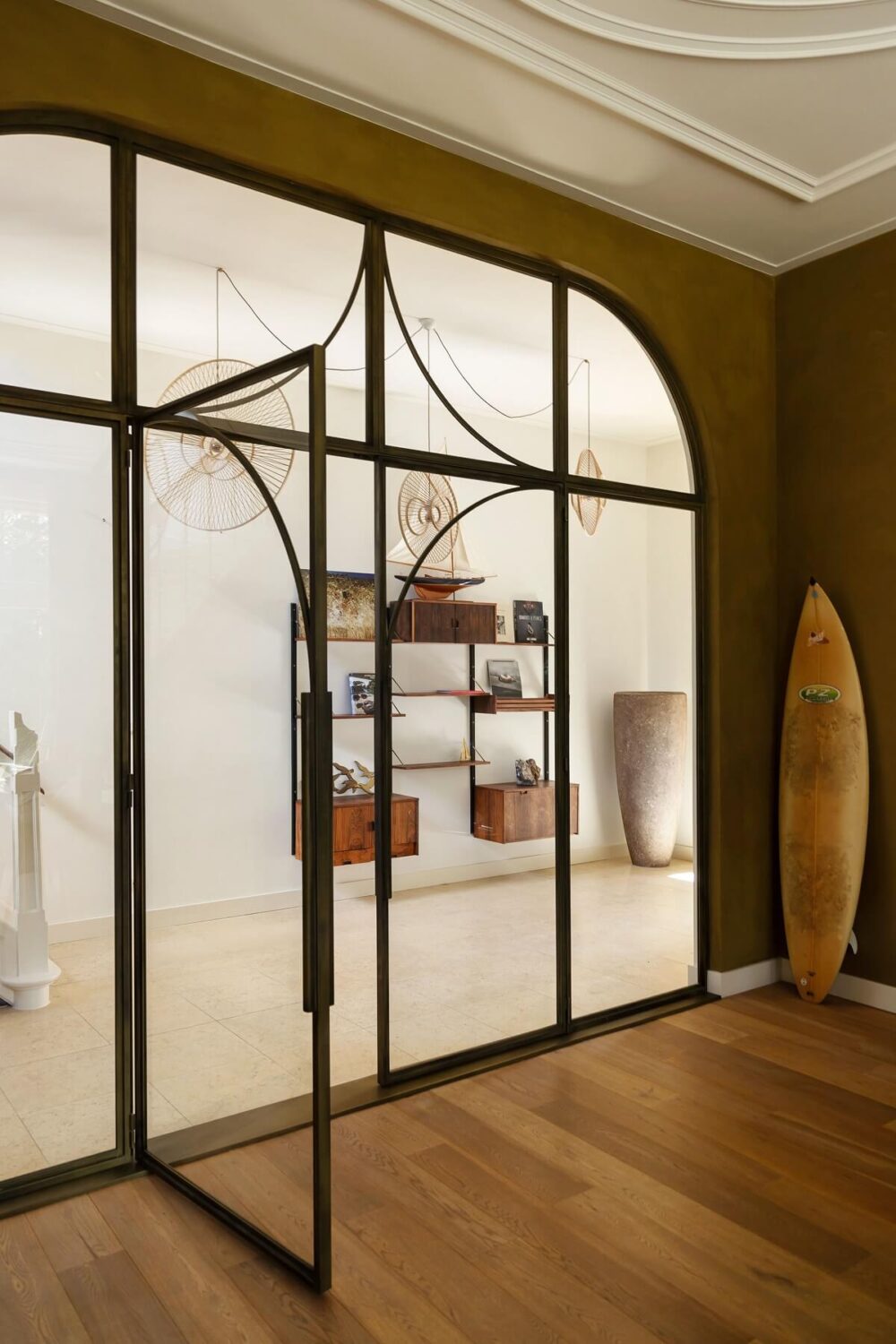 A Warm Atmosphere in a Historic Dutch Villa 6 unique steel doors
