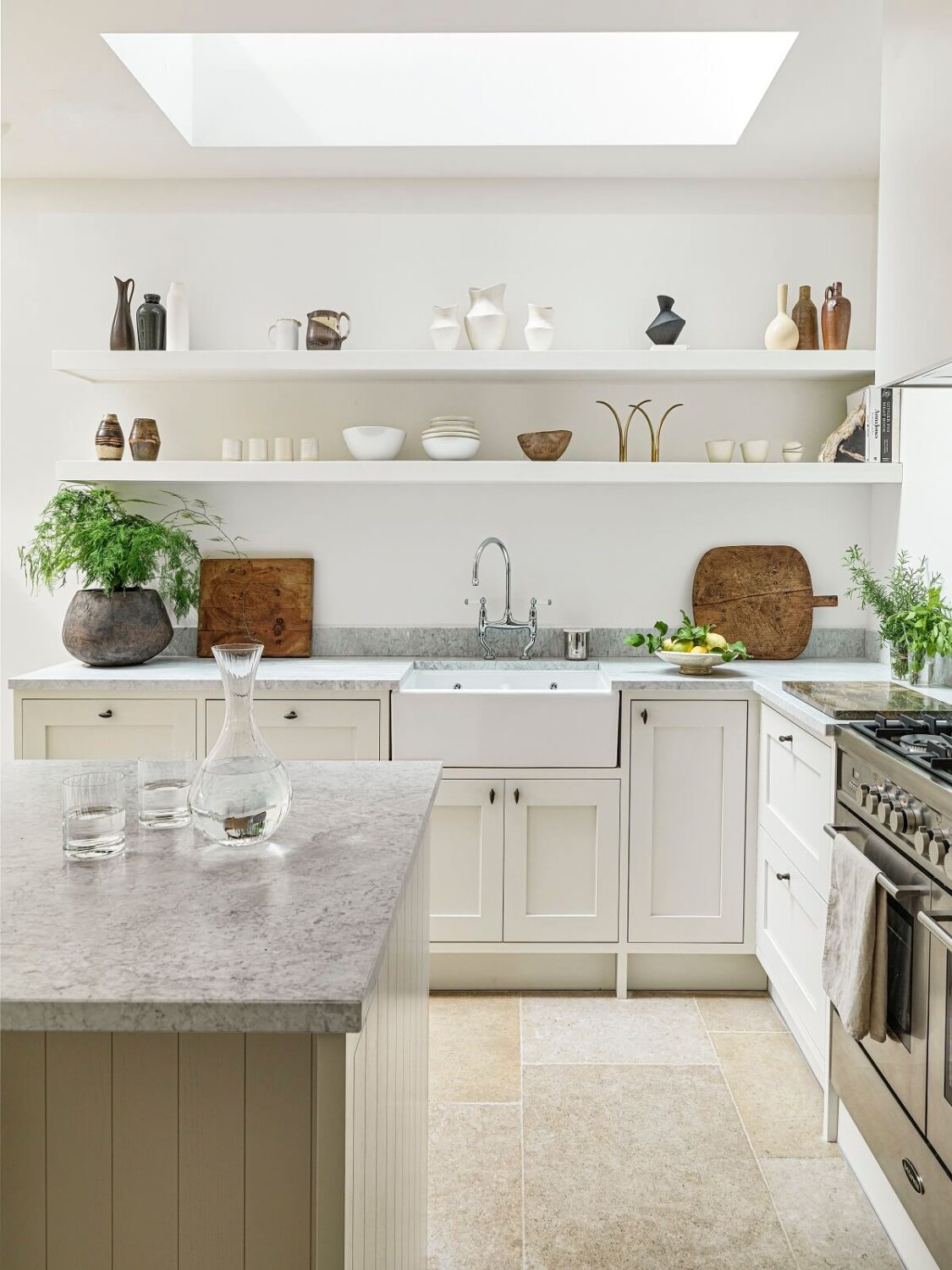 Belgian and Nordic Influences in a Victorian Terrace by Pascoe Studio 6 white-kitchen-shelves-skylight-victorian-terrace-london-pascoe-studio-nordroom