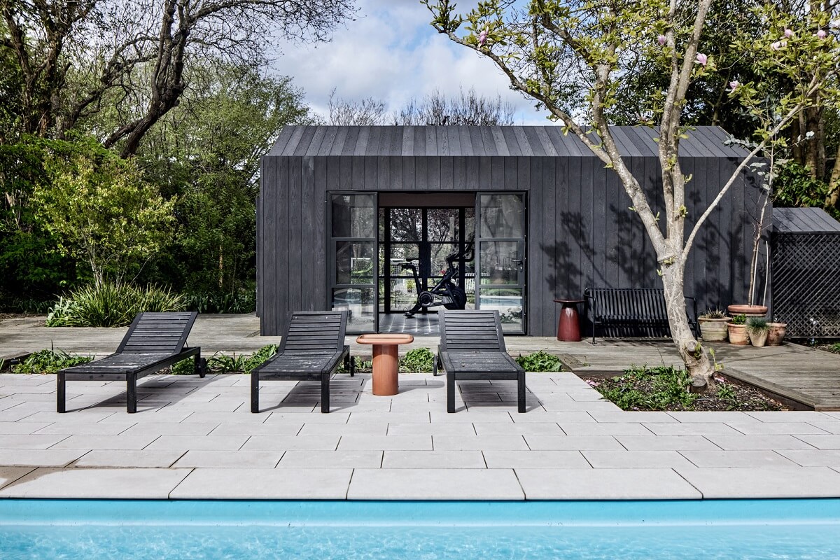 Historic Features and Modern Design in an English Regency Villa 23 wooden garden house