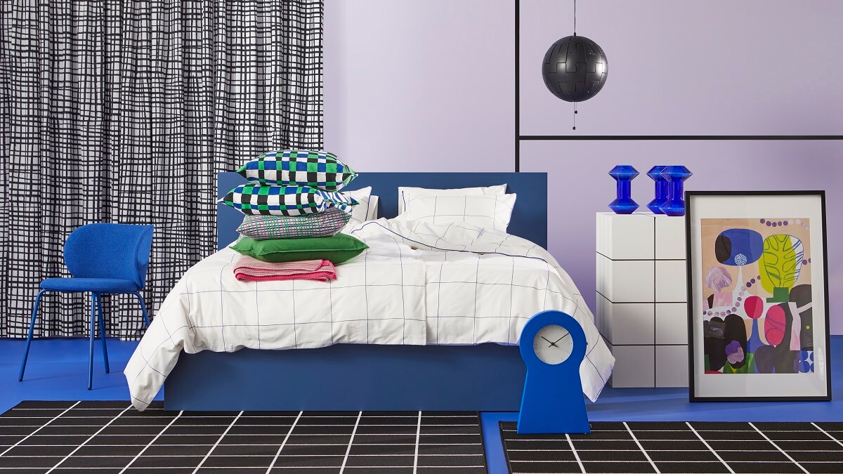 New IKEA Collection July 2024: Colorful and Bold 3 IKEA_MALM blue bedframe