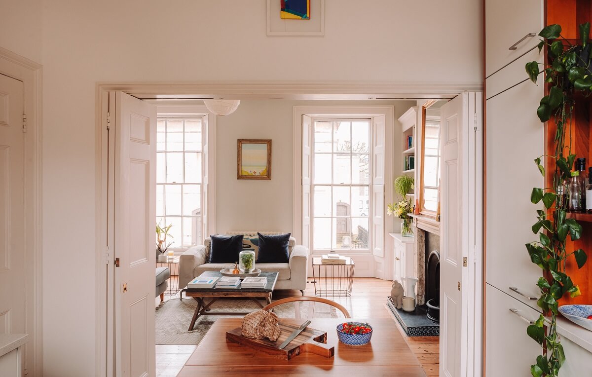 Light Filled Rooms in a London Apartment 8 Trinity Church Square 10 Light Filled Rooms in a London Apartment