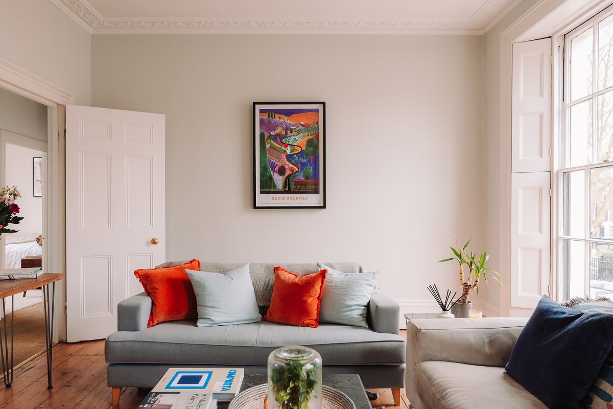 Light Filled Rooms in a London Apartment 4 Trinity Church Square 22 Light Filled Rooms in a London Apartment