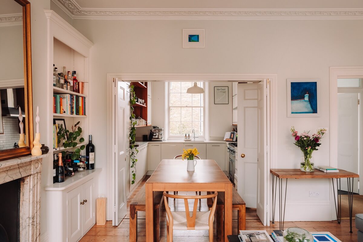 Light Filled Rooms in a London Apartment 7 Trinity Church Square 6 Light Filled Rooms in a London Apartment