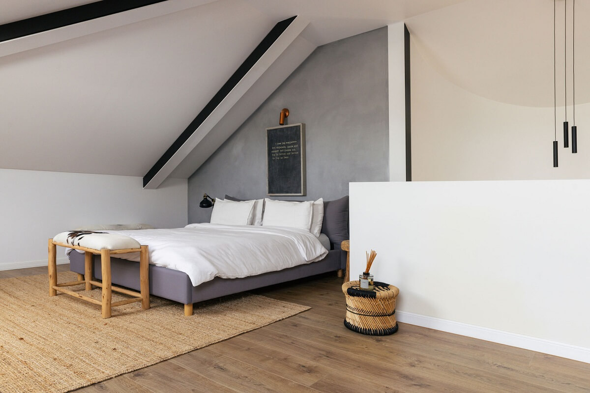 A Beautiful Loft Apartment in Portugal 9 attic bedroom loft portugal nordroom