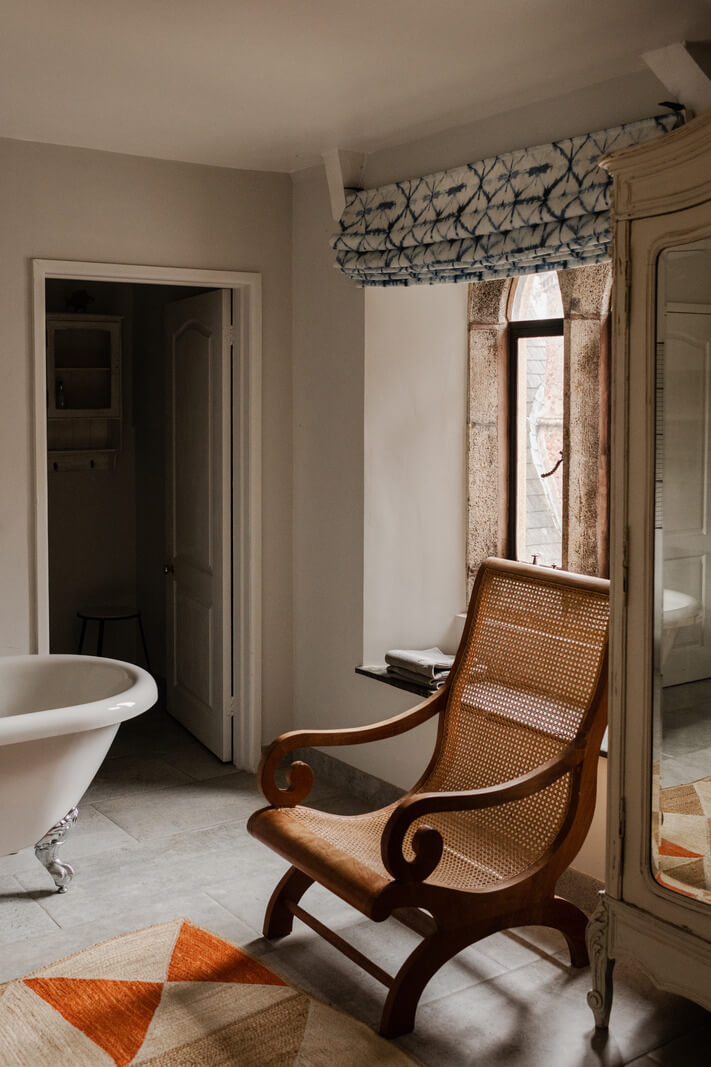 A Charming Gothic-Style Home with Original Details 25 bathroom detail