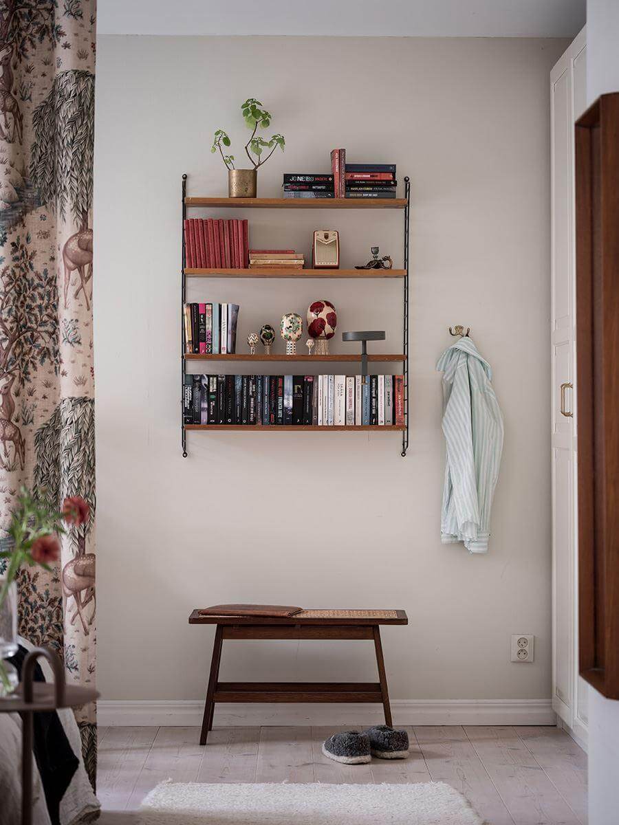 A Light Two Bedroom Apartment in Gothenburg 12 bedroom shelves