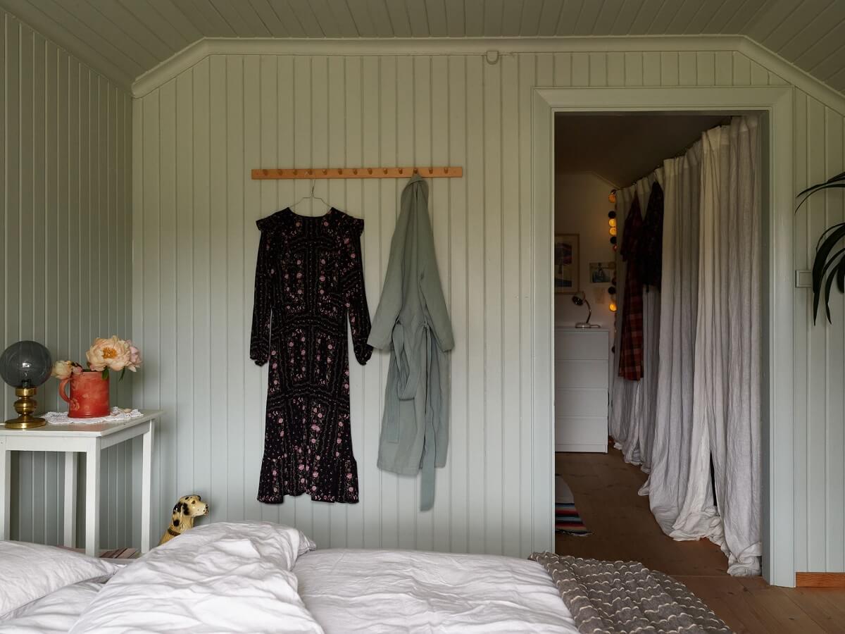 A Charming School Conversion in Sweden 21 bedroom with walk in closet