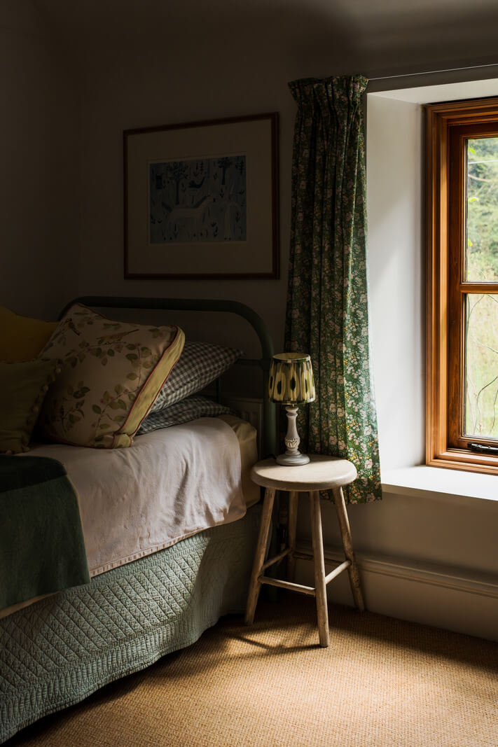 Ochre Yellow and Green Tones in a Cozy Welsh Cottage 21 cozy cottage bedroom