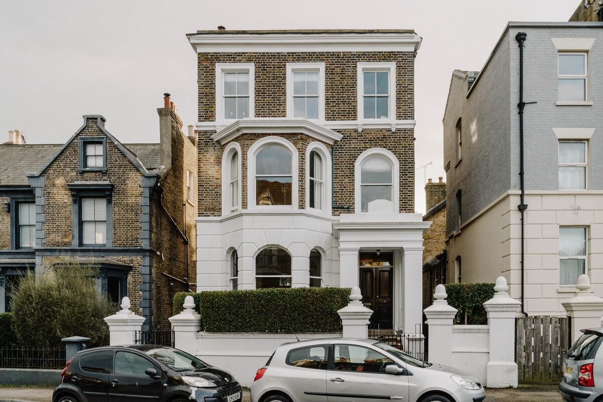 Neutral Tones and Original Features in an English Townhouse 22 exterior historic house england