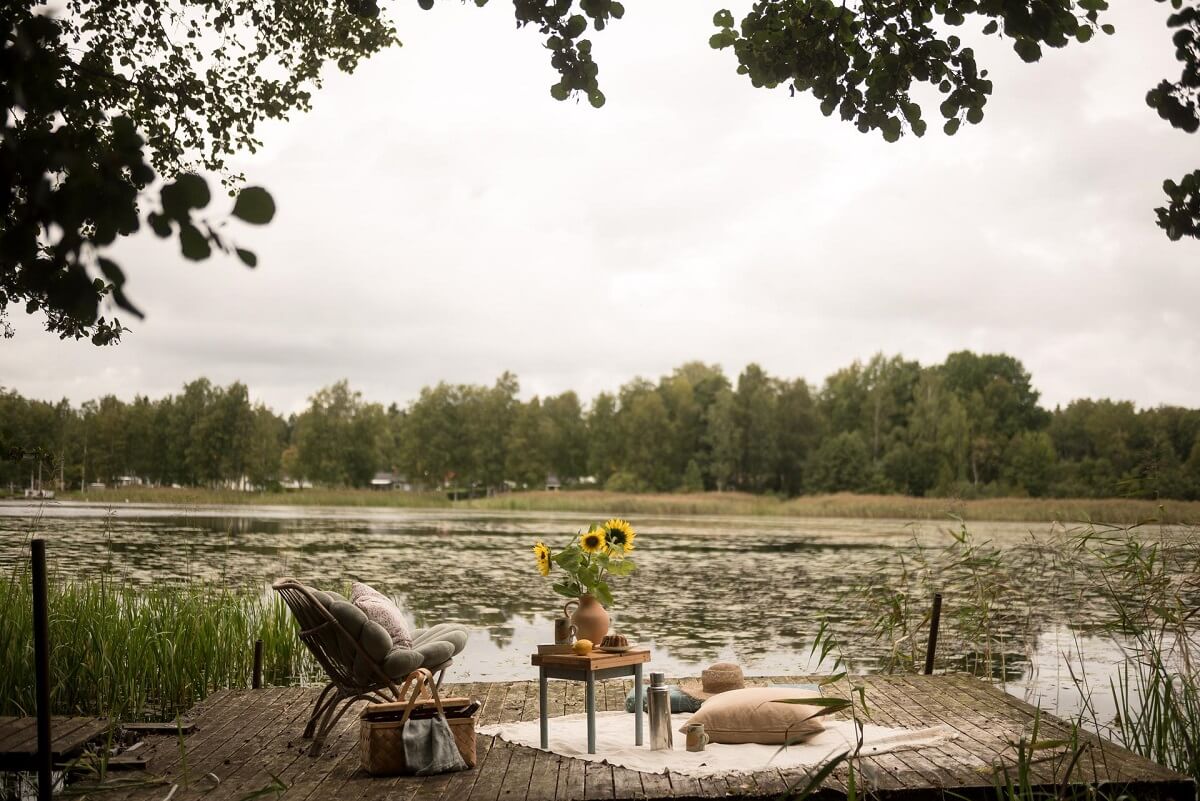 A Traditional Summer House Cabin in Sweden 17 garden view traditional wooden summer cottage sweden nordroom
