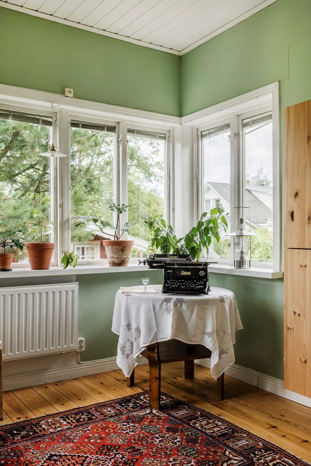 A Historic Swedish Country House with a Beautiful Garden 8 green room