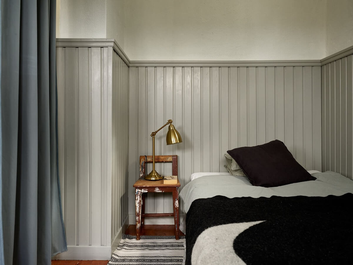 A Charming School Conversion in Sweden 28 guest basement room bedroom