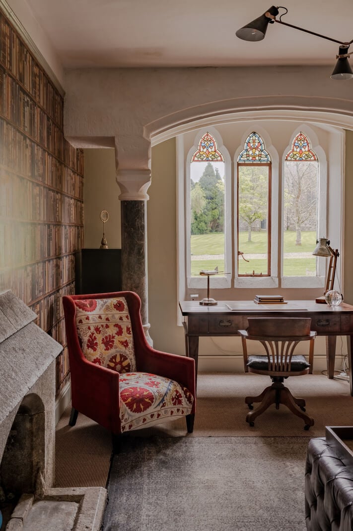 A Charming Gothic-Style Home with Original Details 18 home office historic house