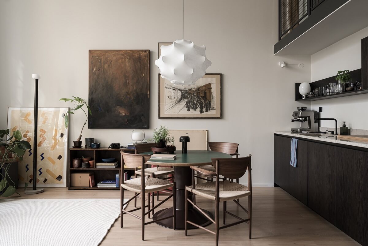 A Monochrome Loft with High Ceilings and Art 22 industrial style loft apartment