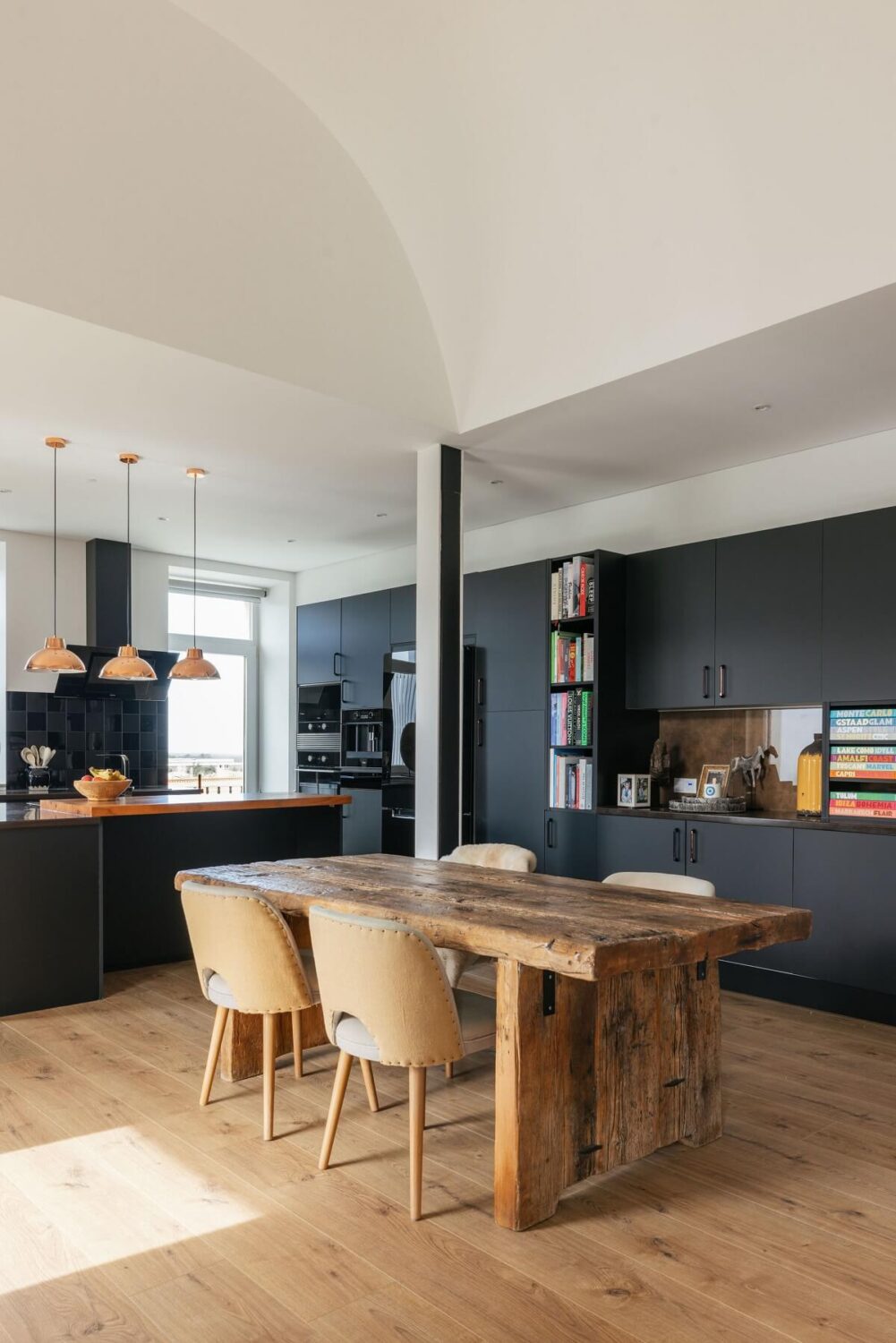 A Beautiful Loft Apartment in Portugal 4 kitchen dining table loft portugal nordroom