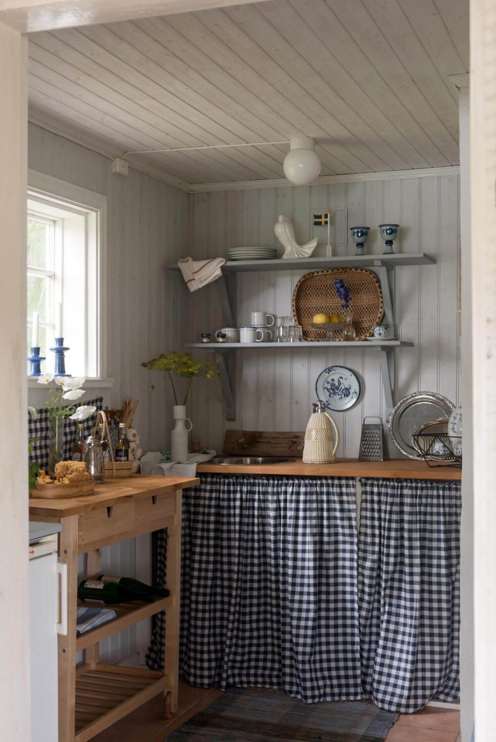 A Traditional Summer House Cabin in Sweden 8 kitchen traditional wooden summer cottage sweden nordroom