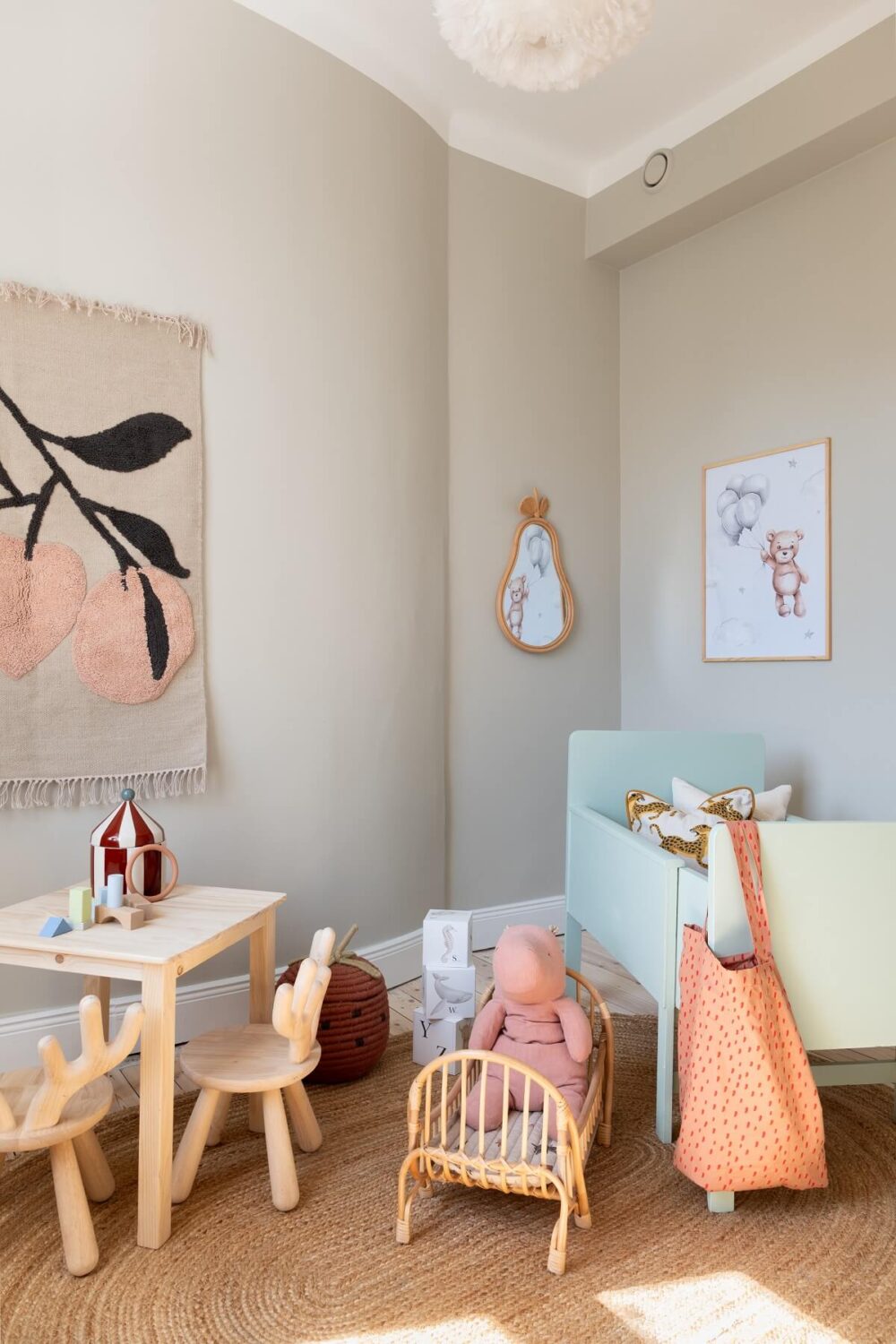 A Light Renovated Apartment in Stockholm 18 light gray nursery