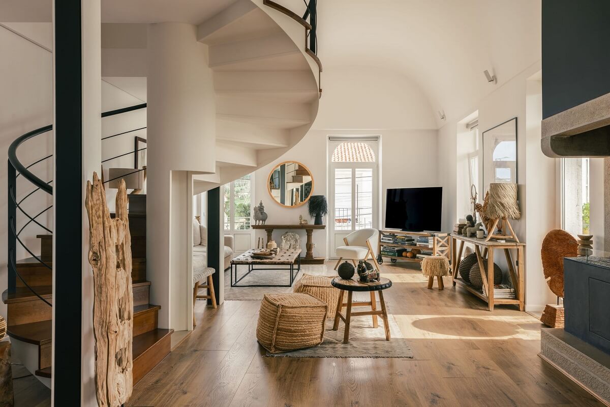 A Beautiful Loft Apartment in Portugal 1 living space loft portugal nordroom