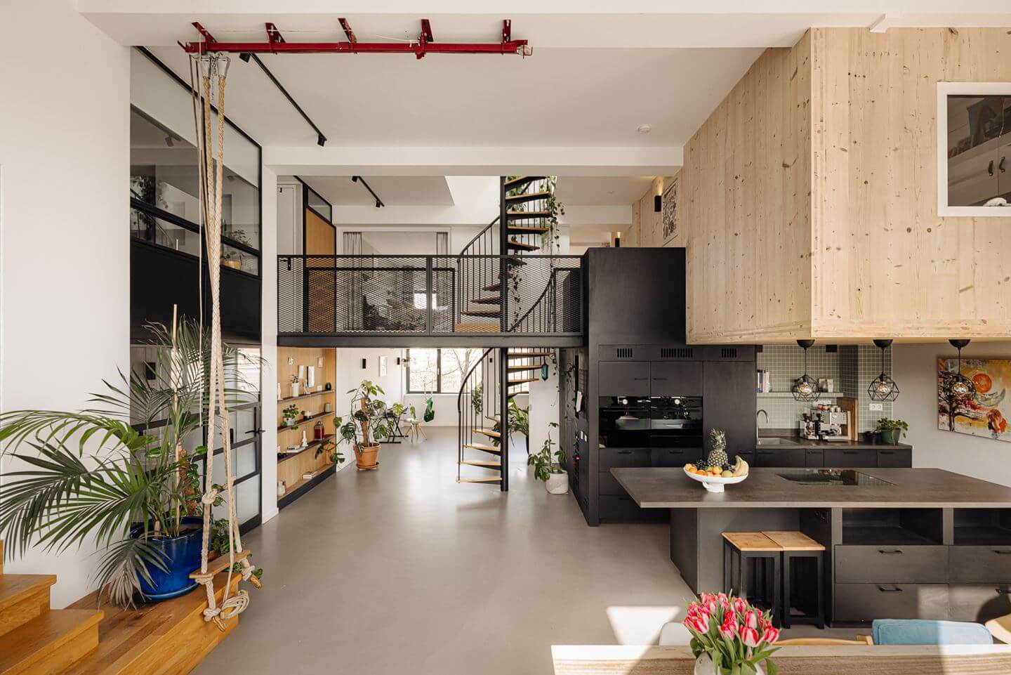 A Modern Loft-Style School Conversion in Amsterdam 1 loft style school conversion amsterdam nordroom