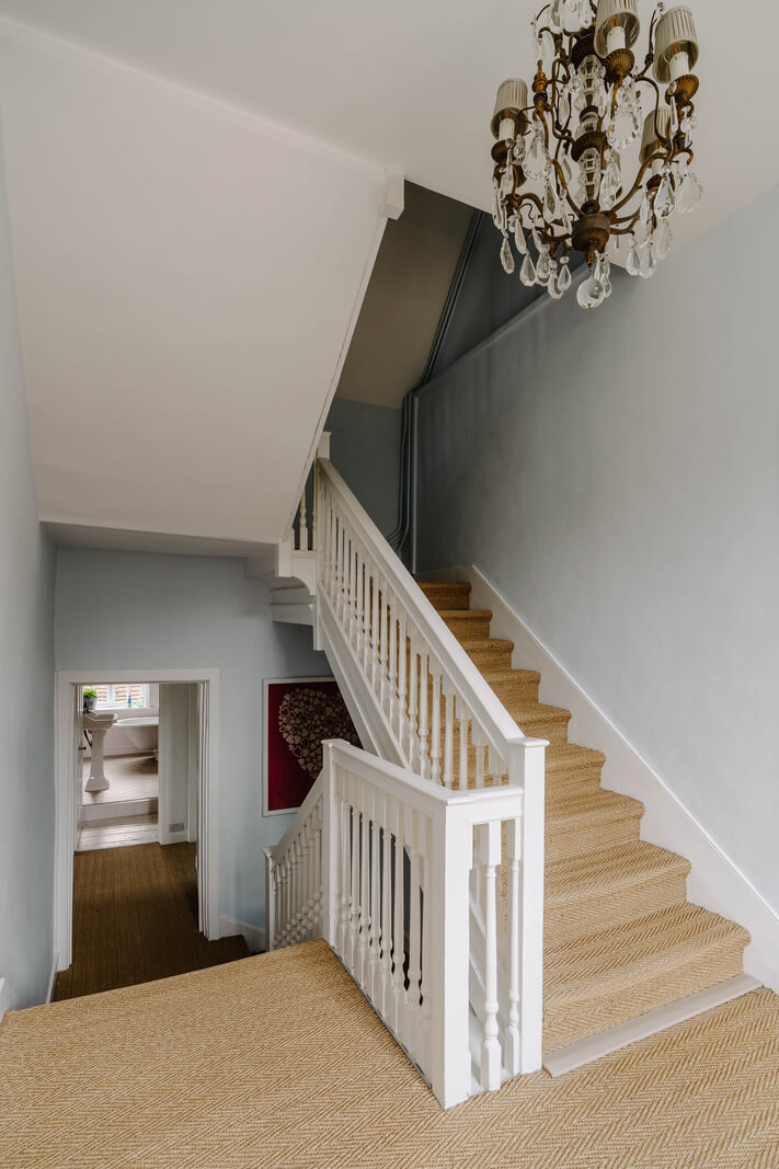 An 18th-Century Historic House with an Amazing Kitchen 14 staircase