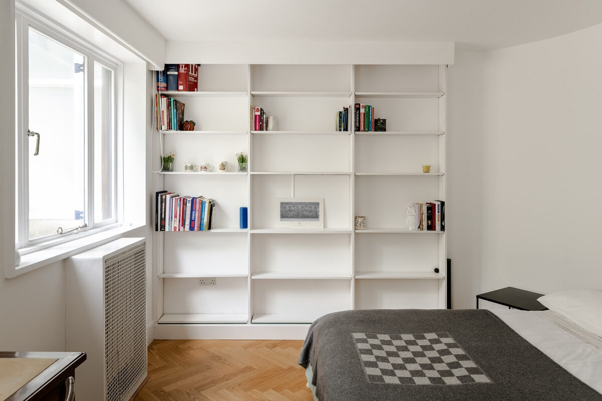 High Ceilings in a Light London Apartment 13 white bedroom