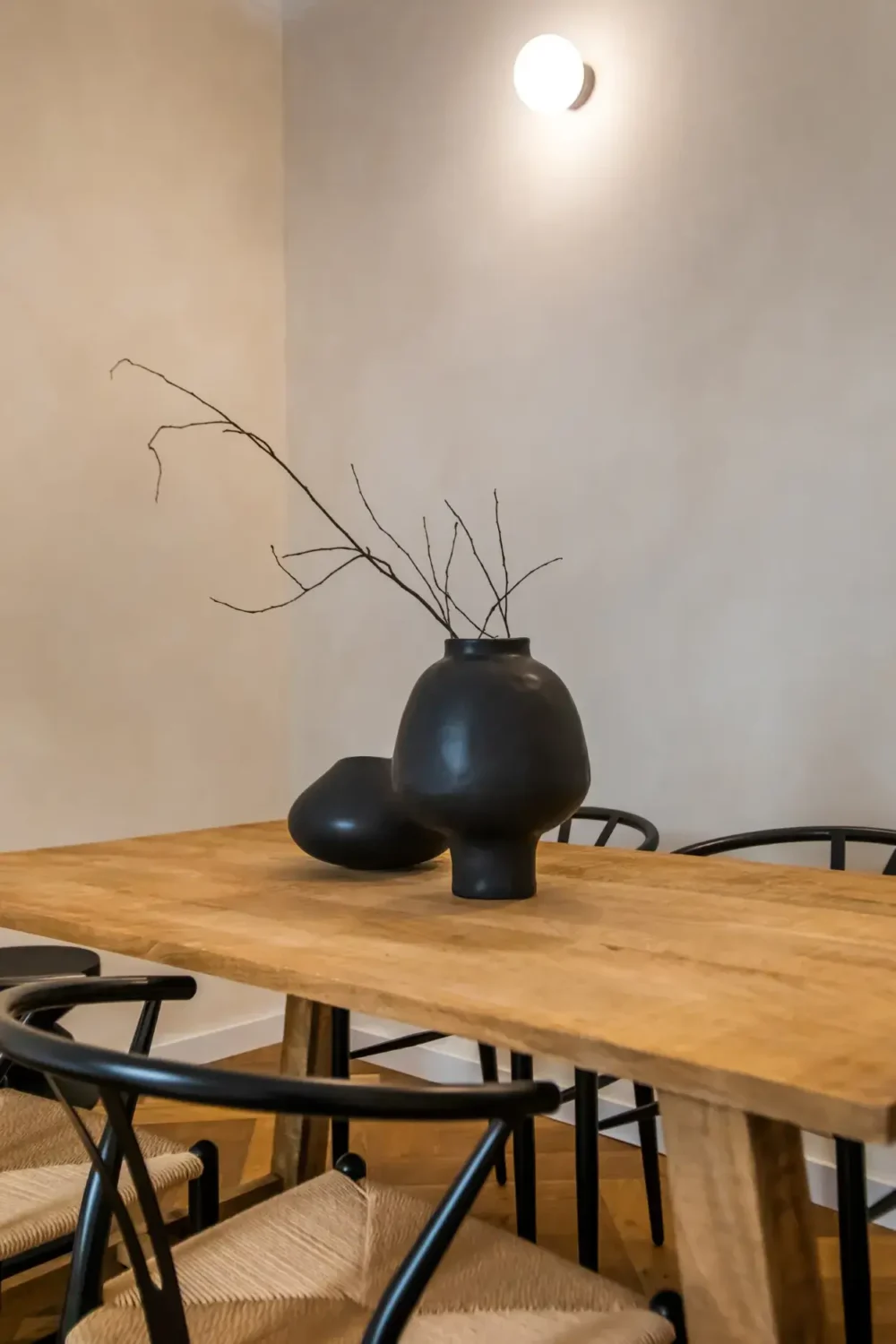 A Serene Apartment in Barcelona's Gothic Quarter 4 wooden dining table