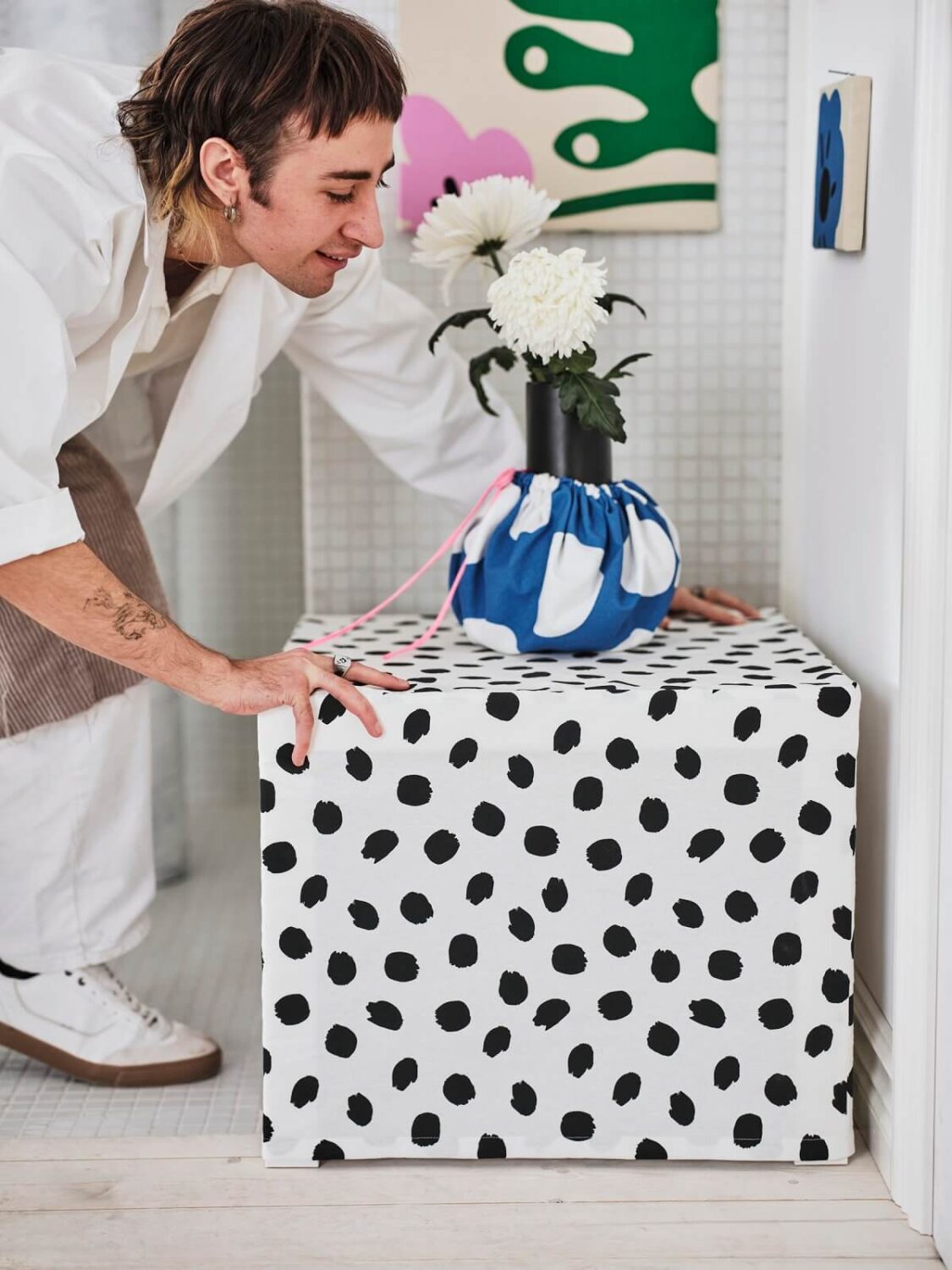 IKEA TYG Collection: New Home Textiles for Endless Creativity 8 IKEA_TYG_SANDLUSERN_dot fabric