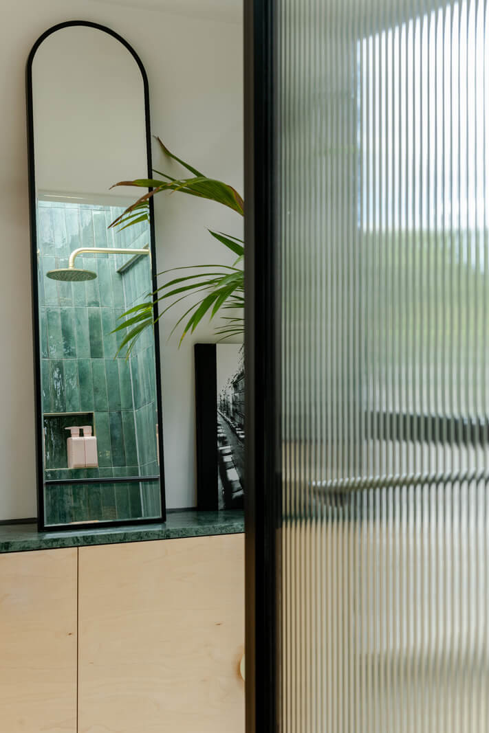 A London Terraced House with a Modern Kitchen Extension 19 bathroom detail