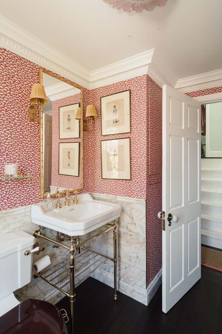 50 Bathroom Wallpaper Ideas Adding Color, Style, and Expression 34 bathroom with wallpaper