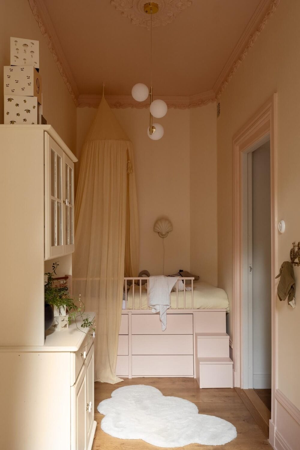Best of 2024: Children's Bedrooms 5 children bedroom raised bed painted ceiling nordroom