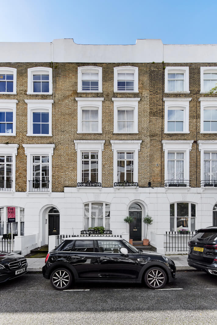 Limewash Paint and Artisan Wallpaper in a London Townhouse 49 exterior london townhouse